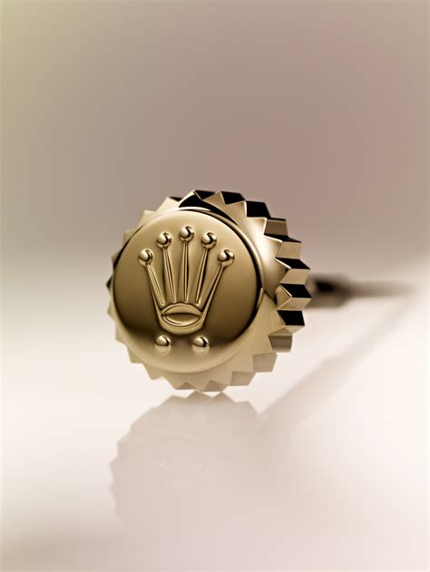 Rolex winding crown